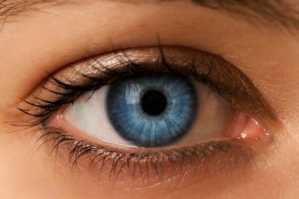 Grey-blue eyes