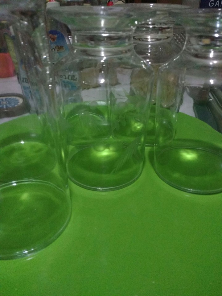 copos no verde
