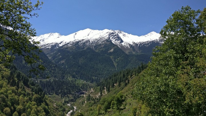 snow mountains