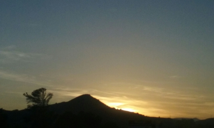mountain sunset