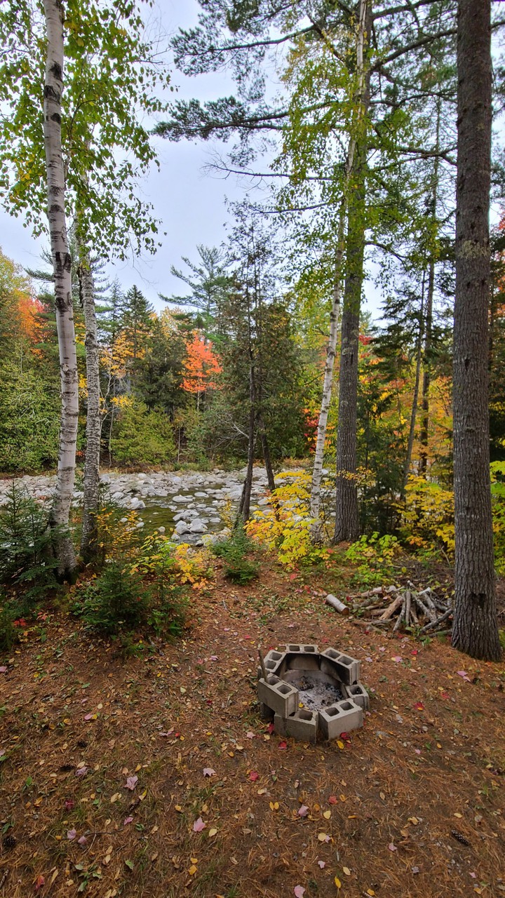 river fire place
