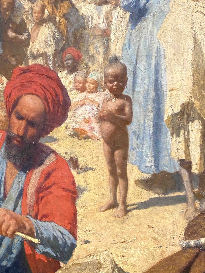 Scene in Market in Cairo