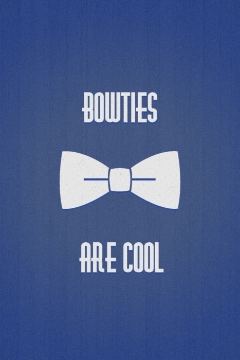 bow ties are cool