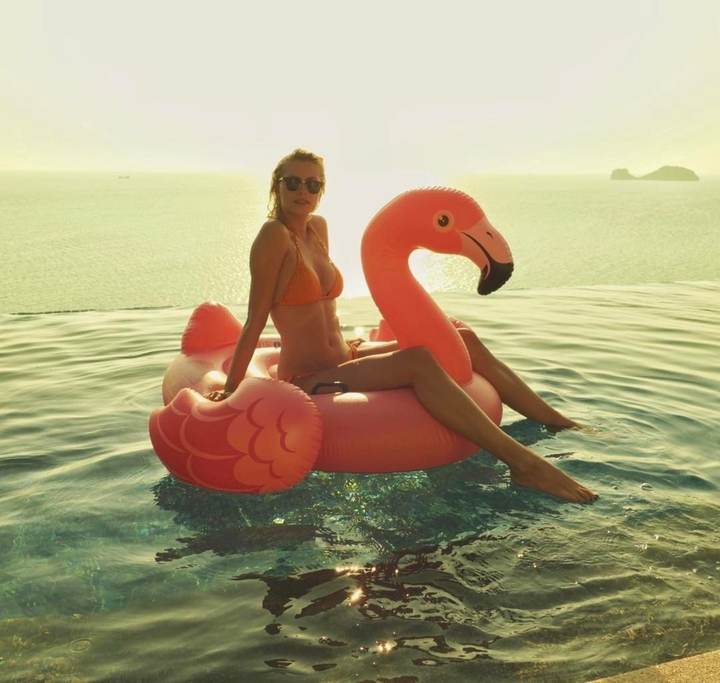 Lena Gercke Flamingo