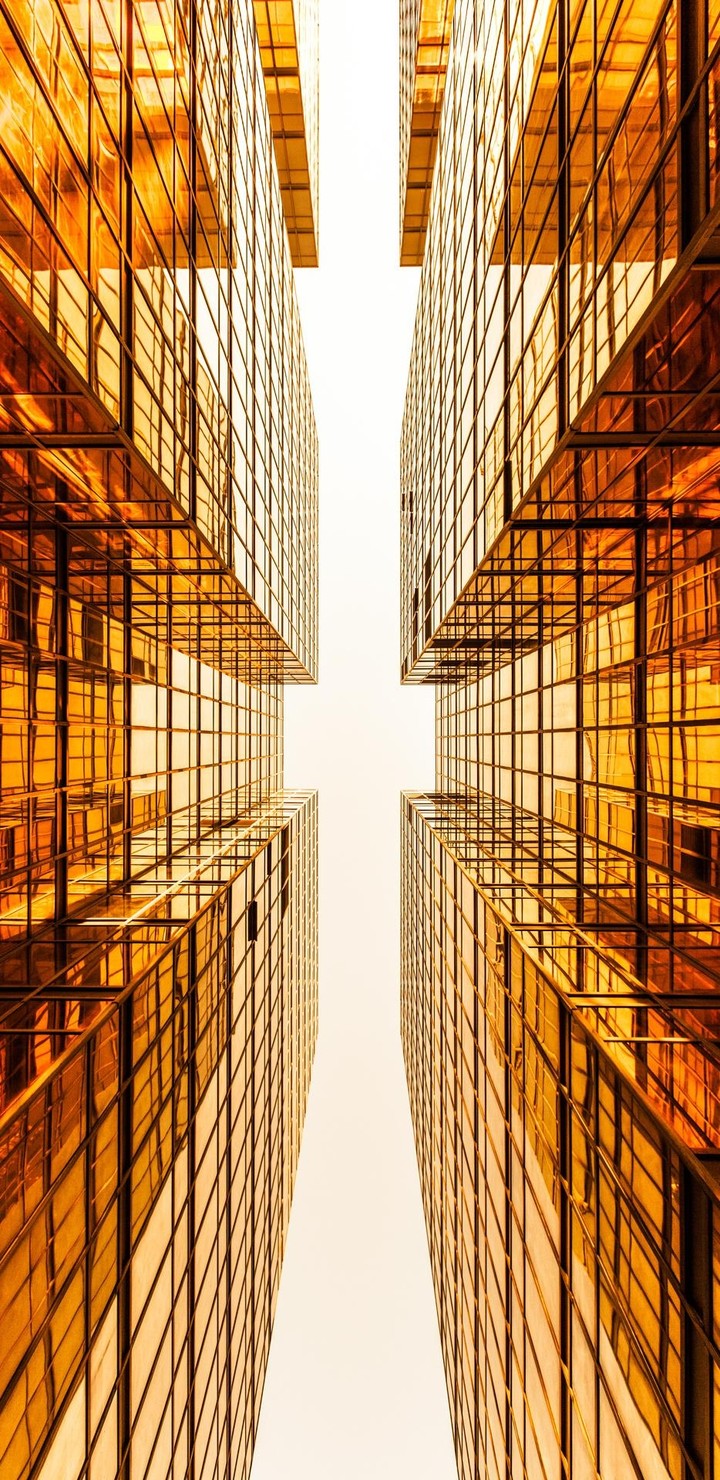 Around the buildings