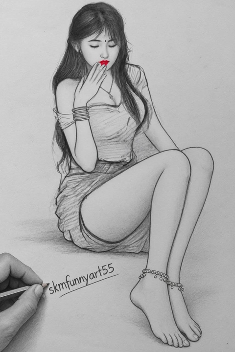 Wrist, Drawing, Black_and_white