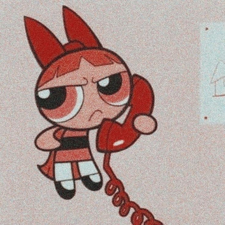 Red Powerpuff aesthetic wallpaper