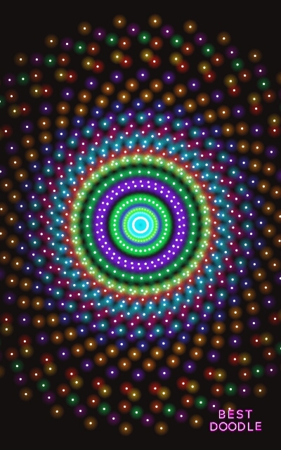 dots at the Disco party