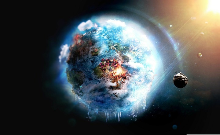 Futuristic Outer Space View
