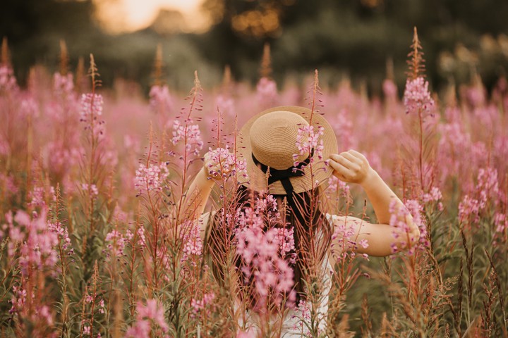 #flowers #girl