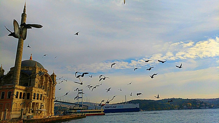 Mosque and Bosphorus -ORTAKÖY CAMİİ- İSTANBUL