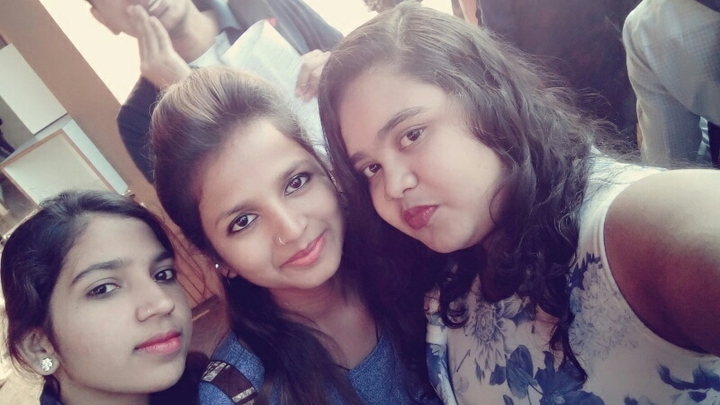 with friends