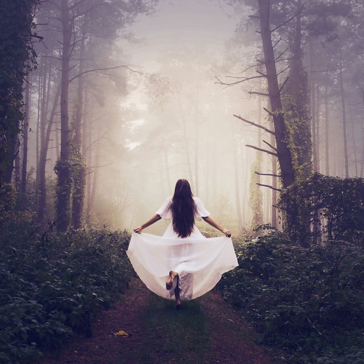 walking alone on a silent road......