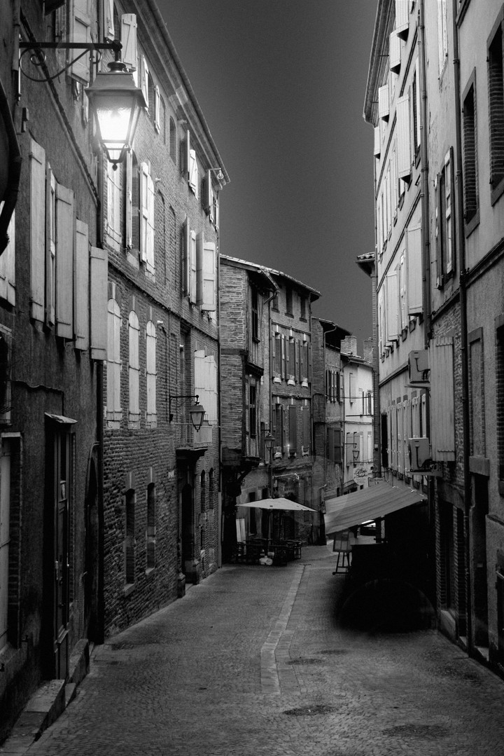 Black and White Neighborhood