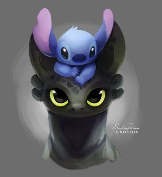 Stitch & Toothless