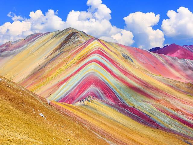 colorful mountains