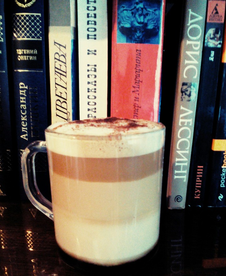 Books and coffee