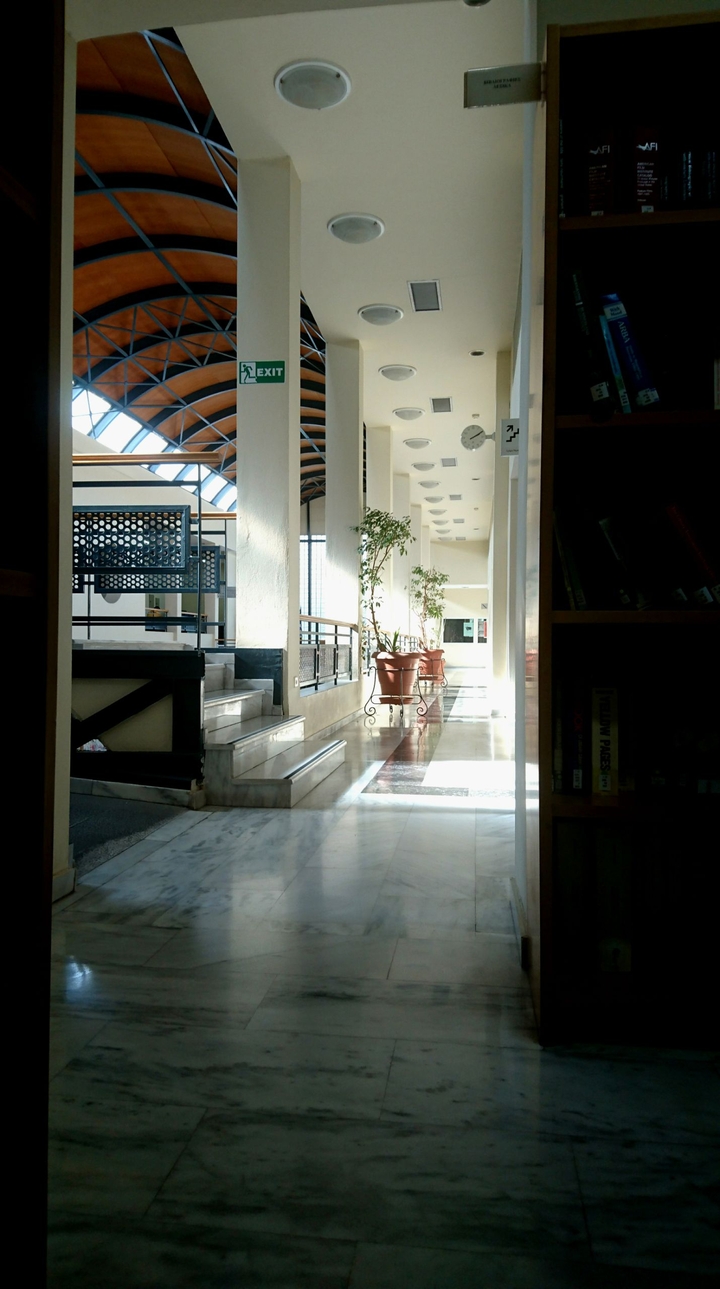 Library hallway