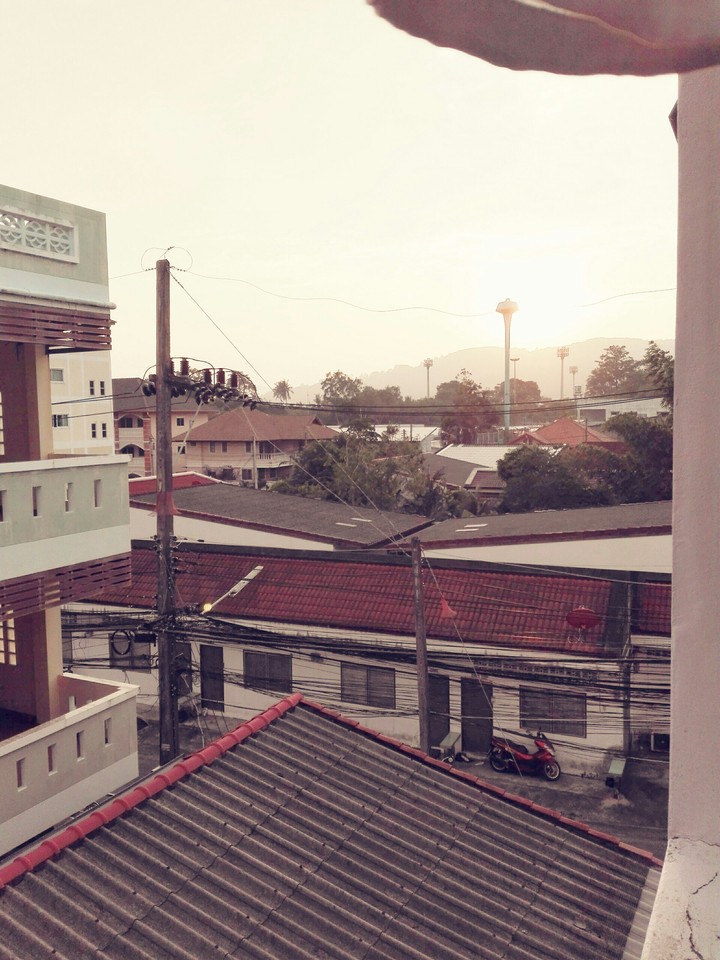 Hazy Sunset