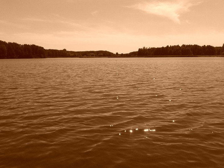 sepia lake