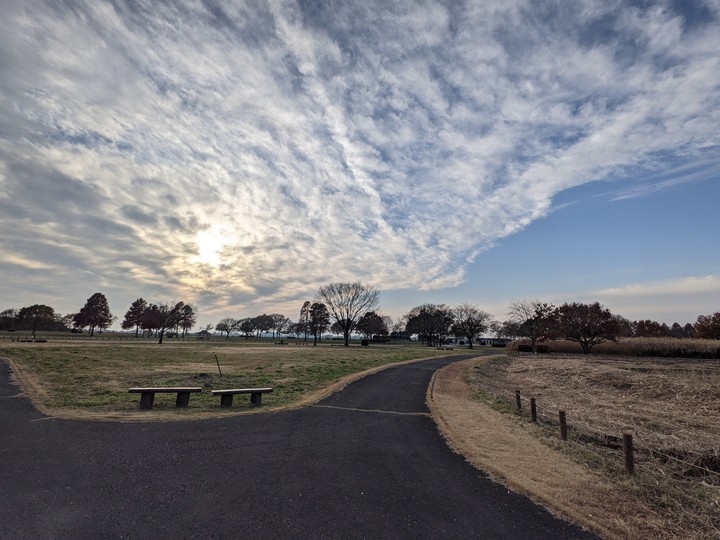 Clouds at dusk