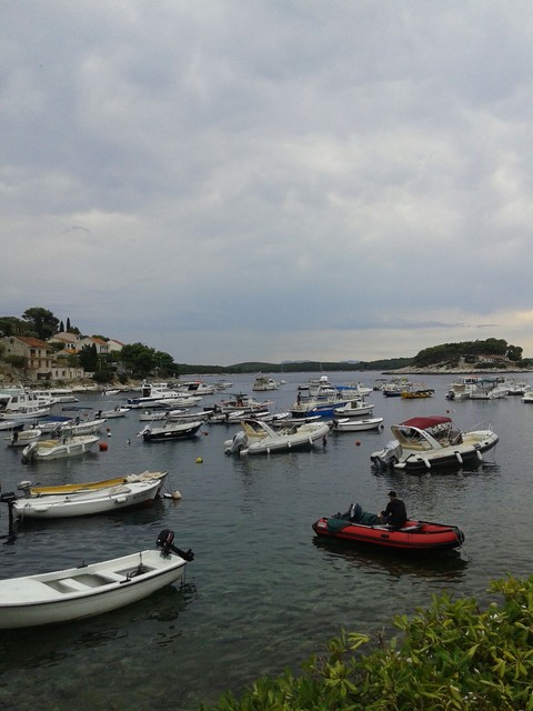 hvar with rain