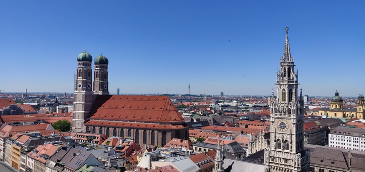 Munich Marienplatz Desktop Wallpaper Full HD