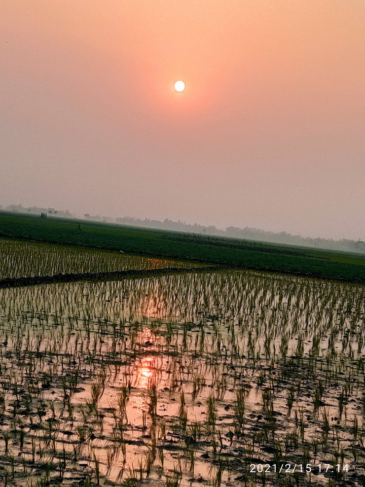 my village sun rise