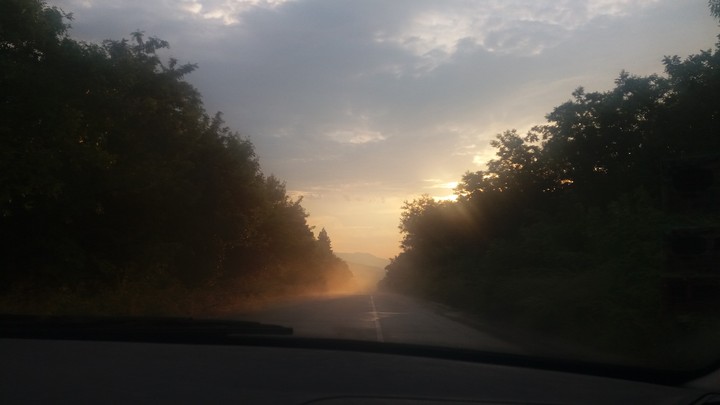 On the road