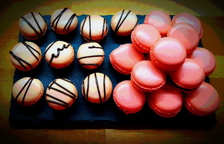 #Macaron #Chocolate #Sweet #Rose