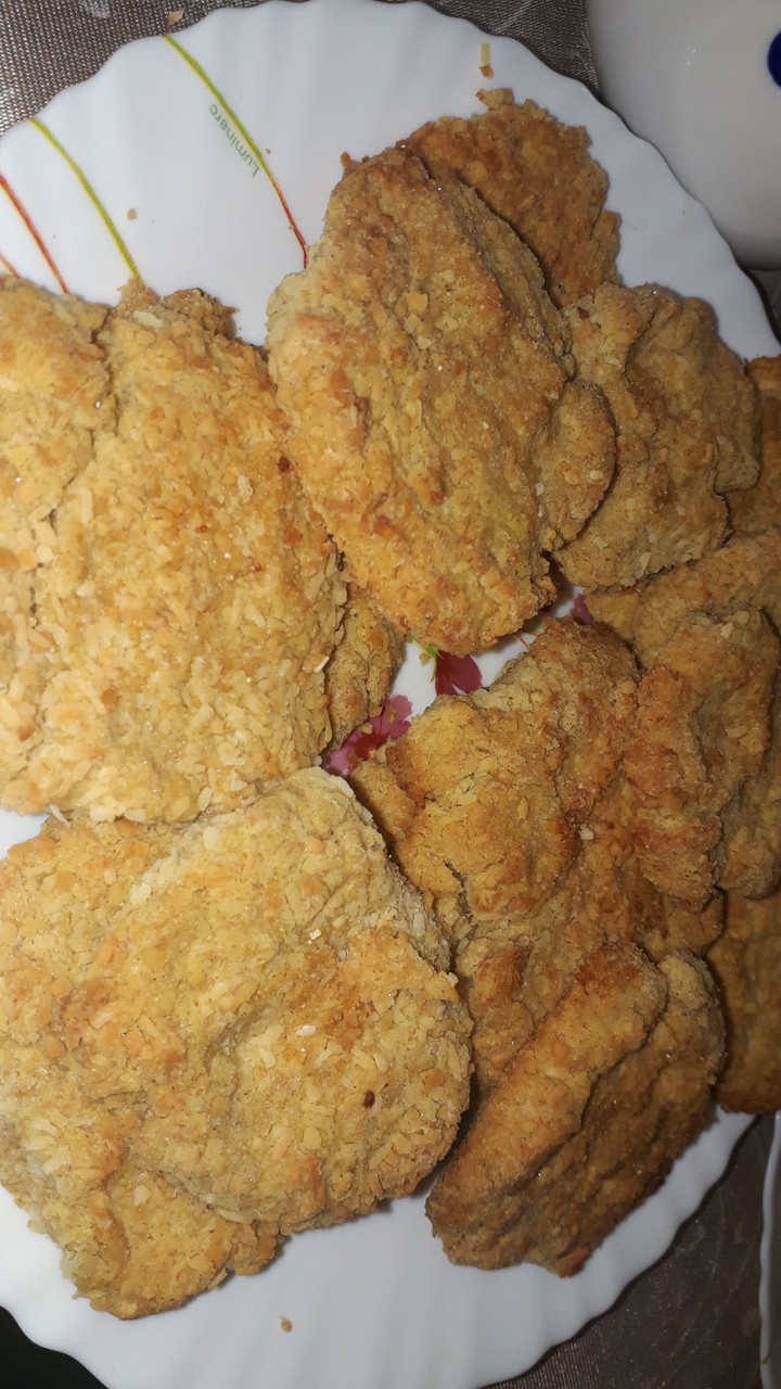 Печенье с кокосовой стружкой