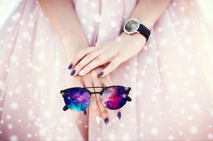 Galaxy glasses