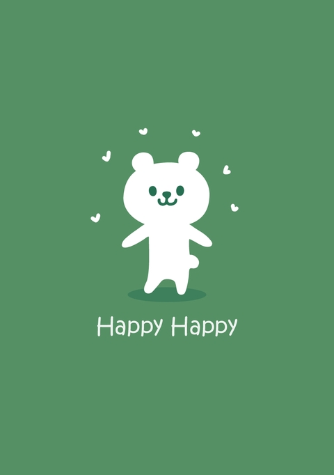 행복한 곰돌이
