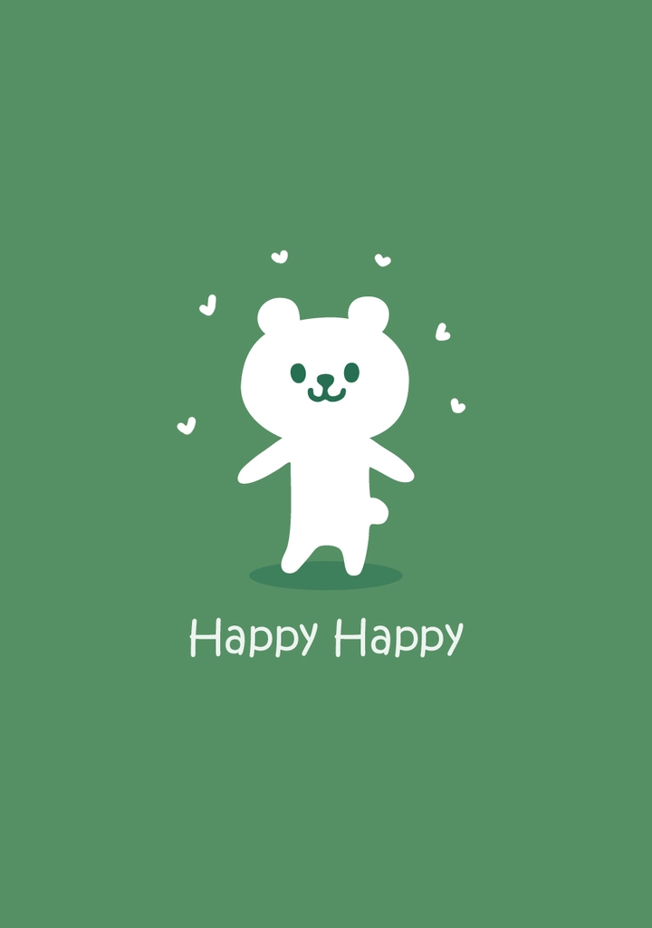 행복한 곰돌이