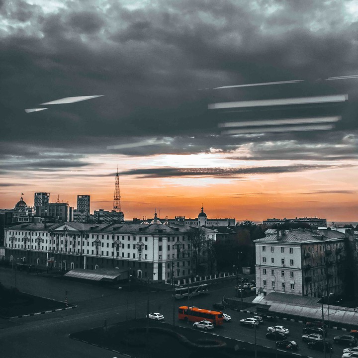 Sunset of the Town