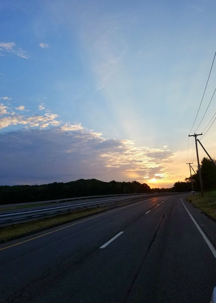 Morning Drive Sunrise