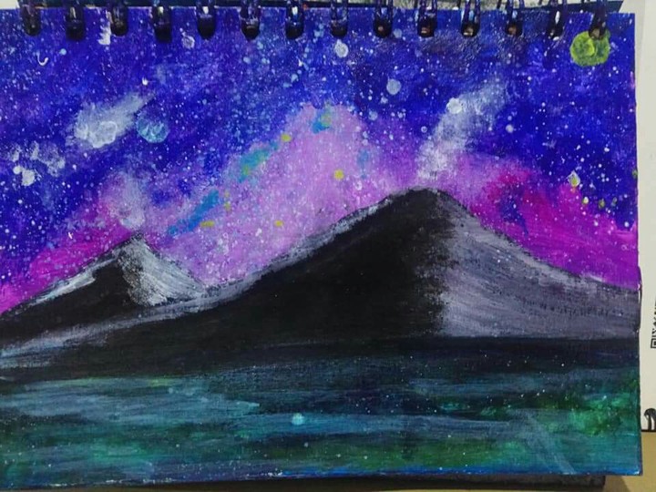 Acrylic painting