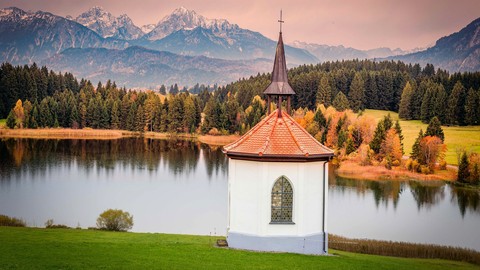 обои reflection, church