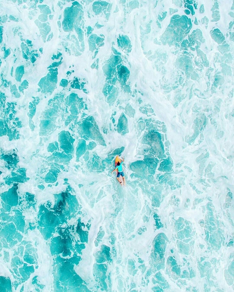 at Balangan Beach in Bali - Indonesia