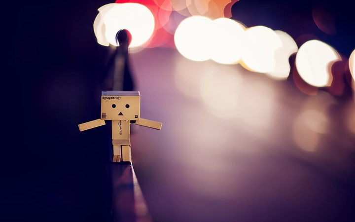Danbo Walking Down The Street.