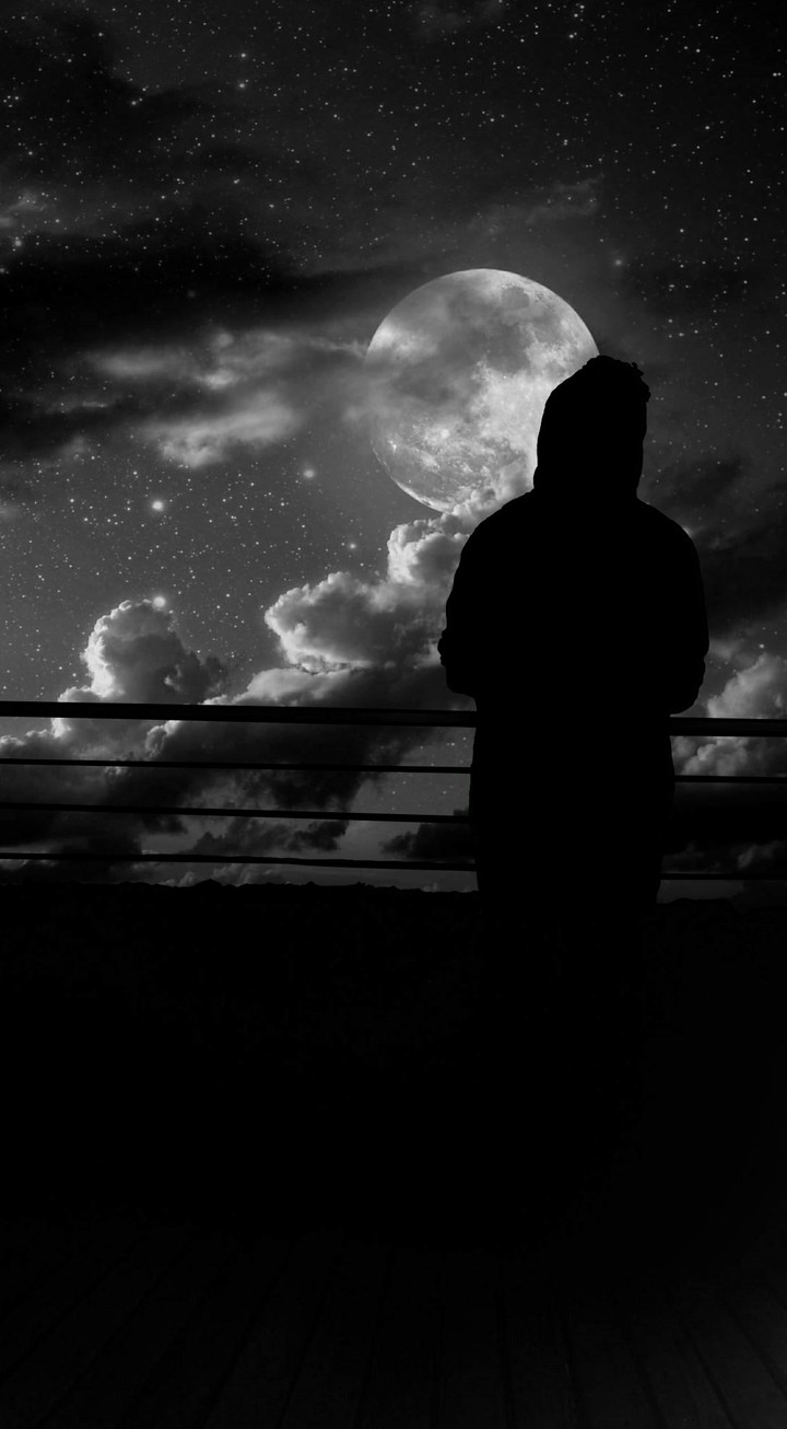 Sight off the huge moon