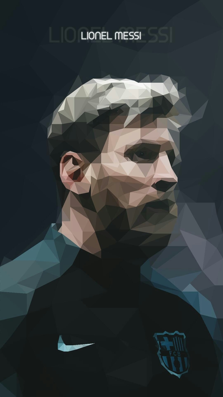 Minimalist Lionel Messi !