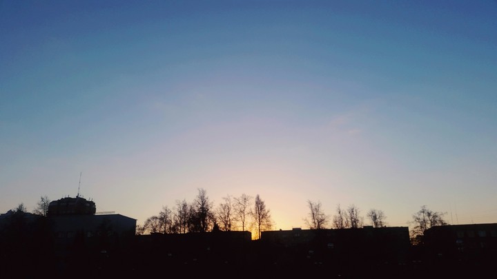 sunset in Podolsk