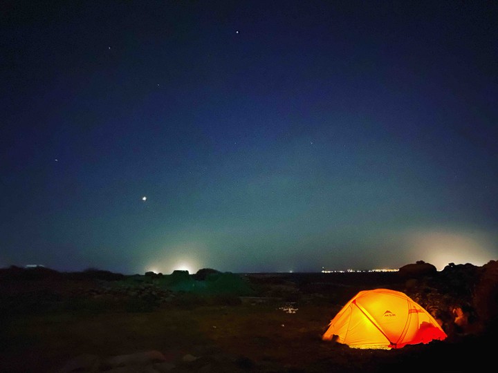 camping night