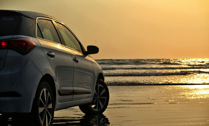 sunset in beach