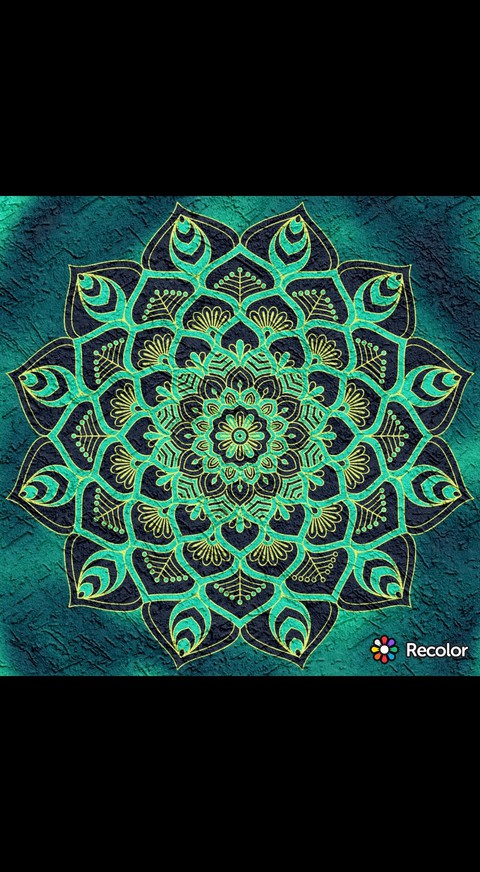 Mandala painting do you like that..