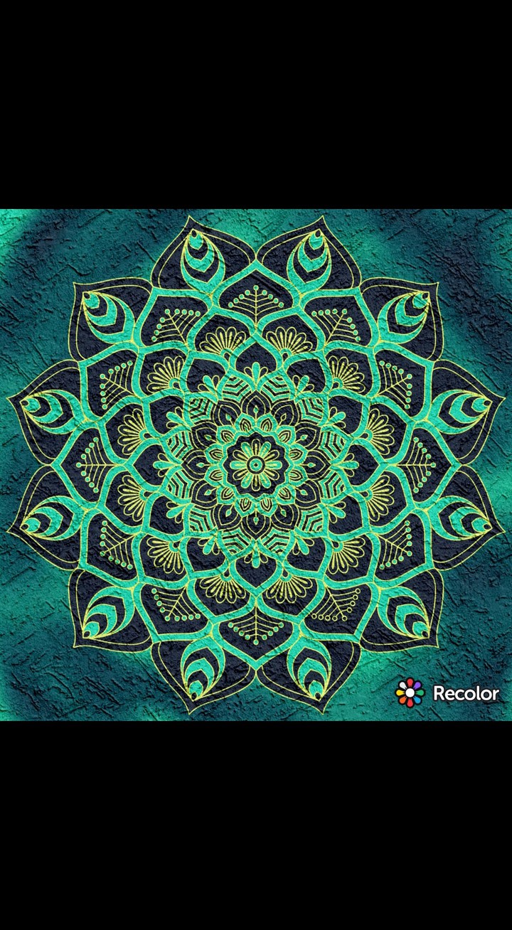 Mandala painting do you like that..