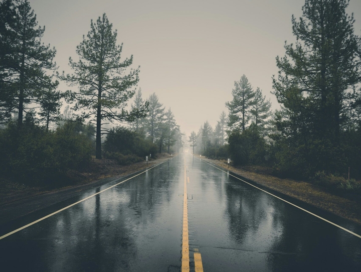 Raining