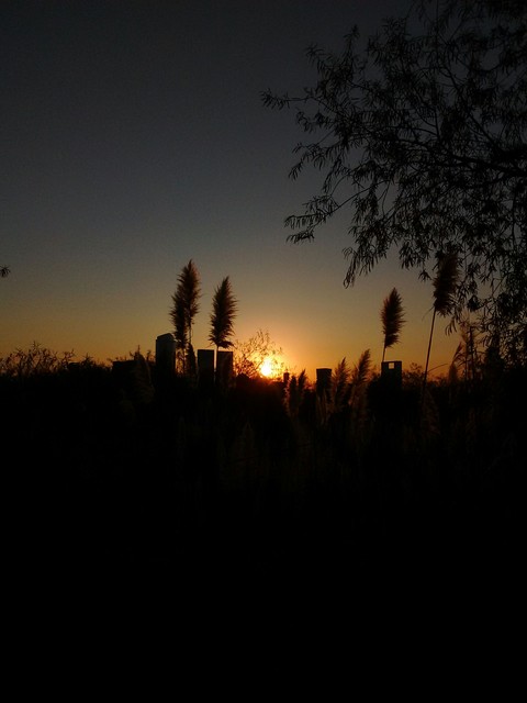 puesta de sol