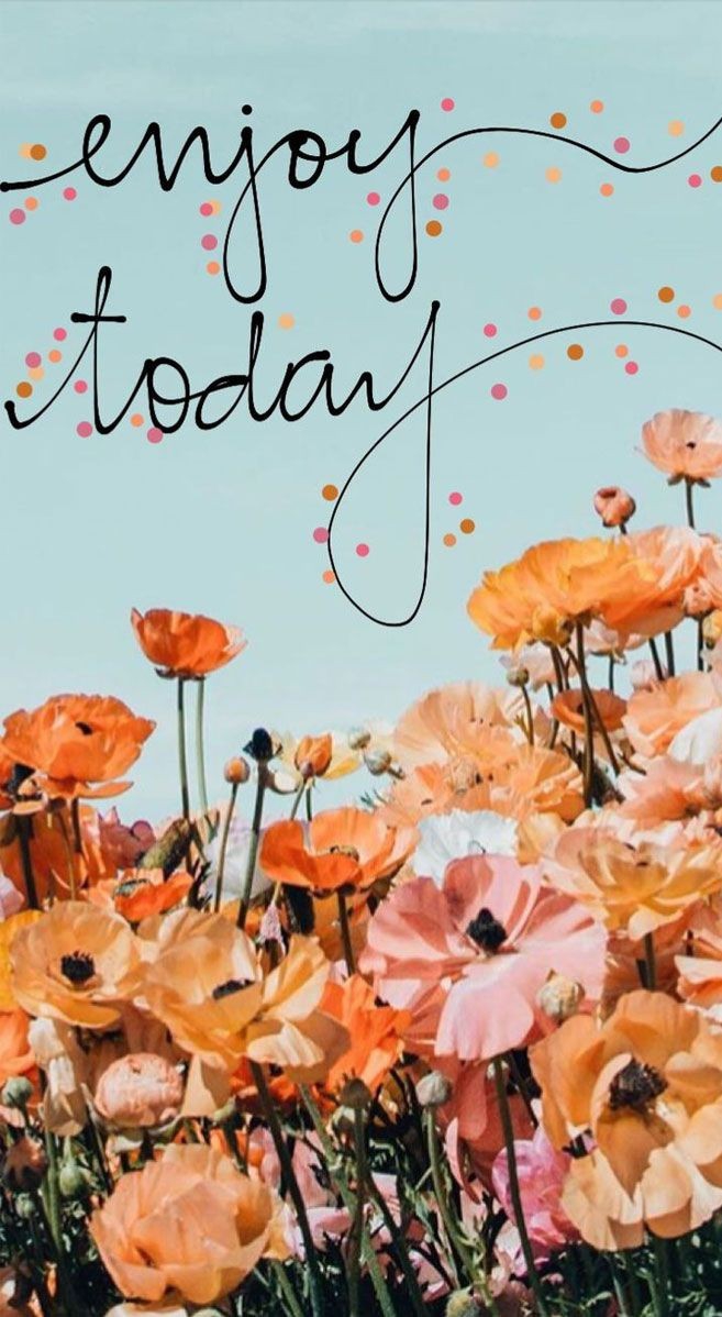 enjoy life enjoy today